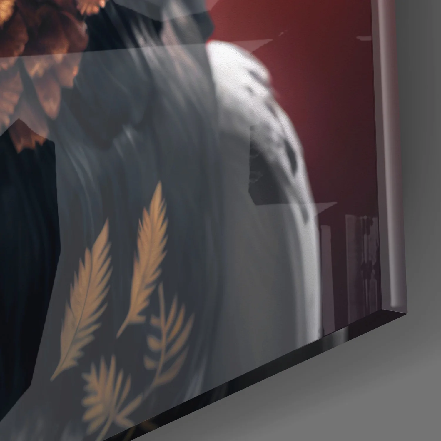 Eagle Glass Wall Art|| Designer's Collection - Image 3