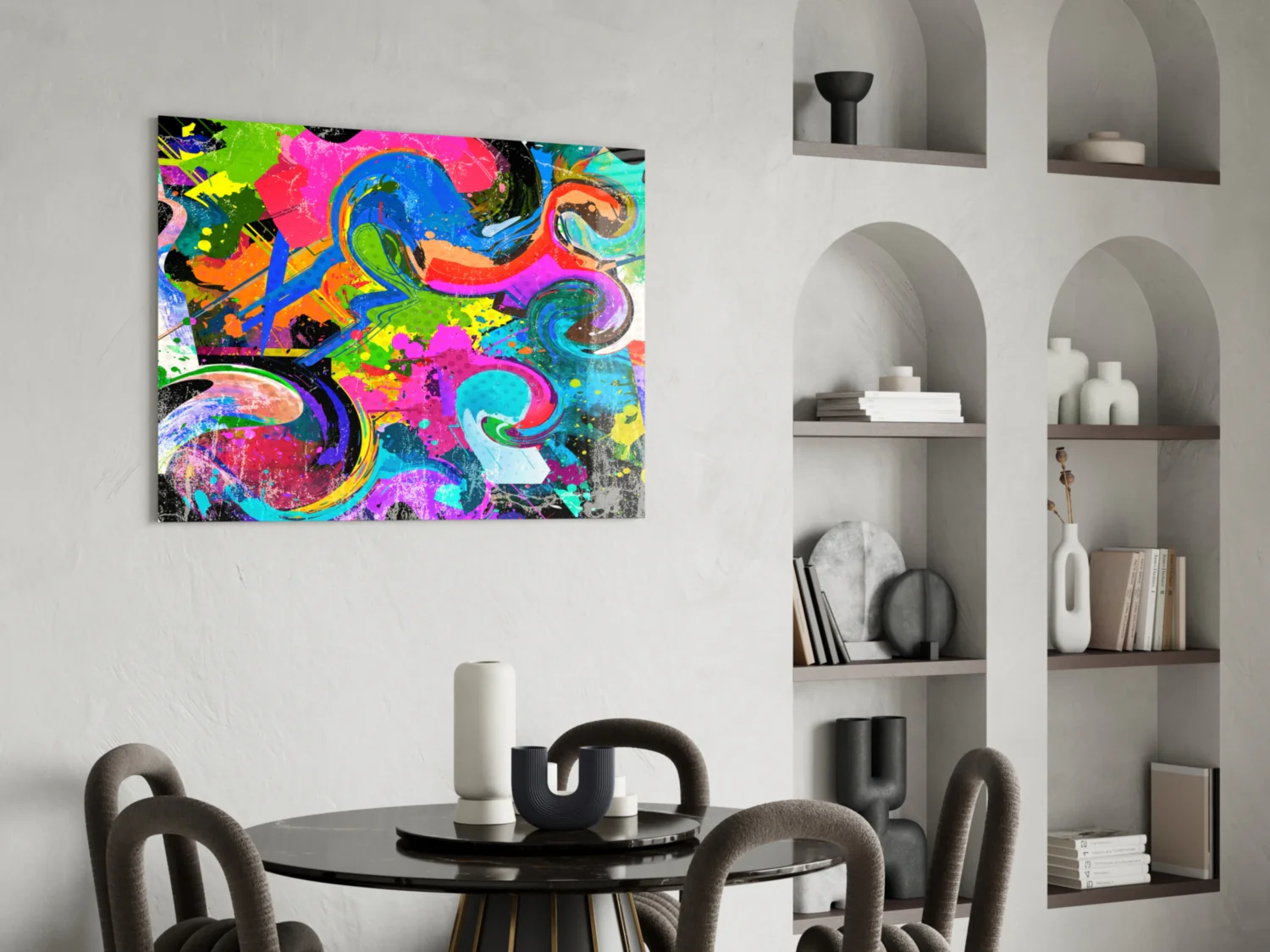 Ebruli Glass Wall Art - Image 5