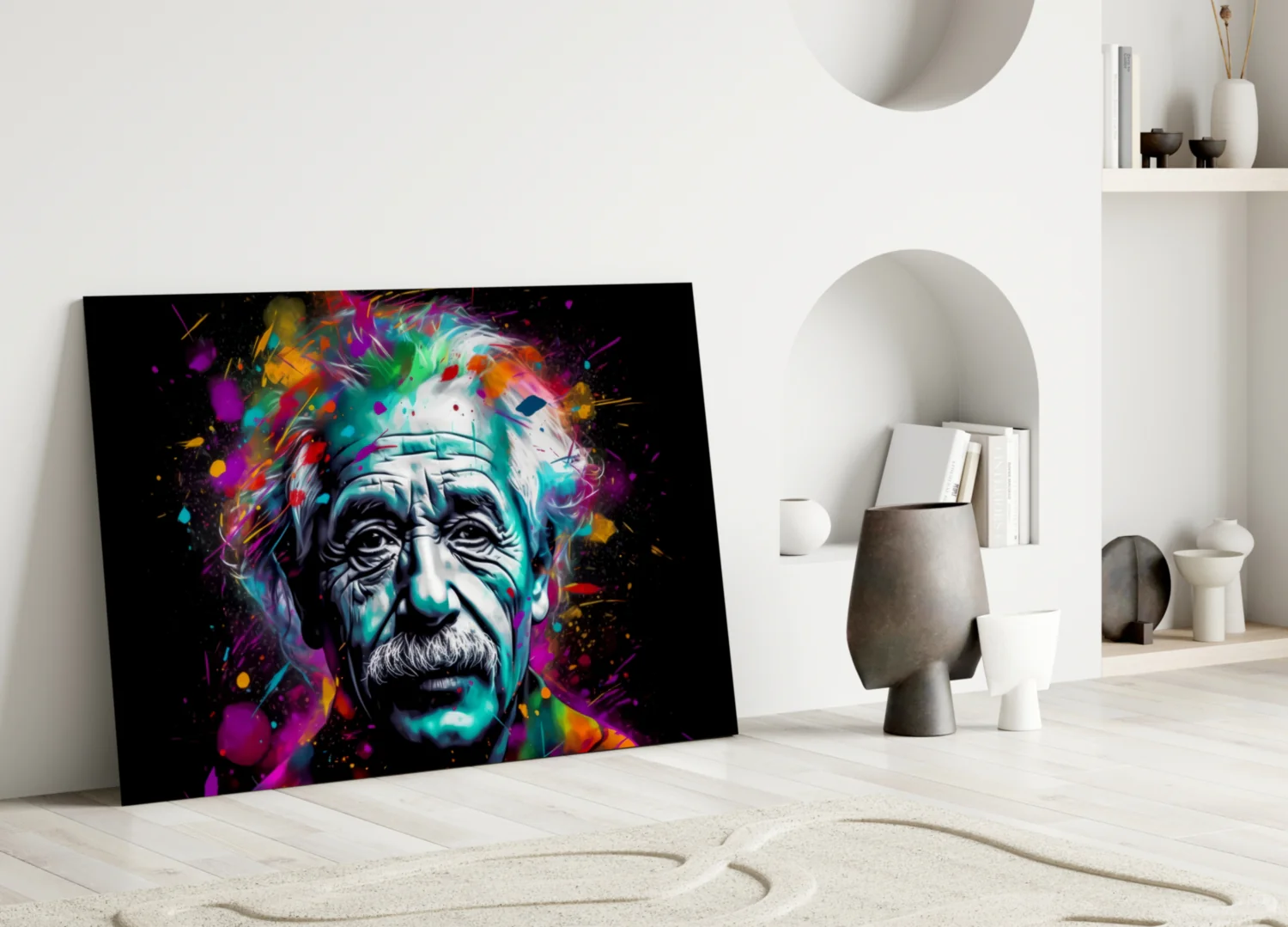 Iconic Physicist Glass Wall Art || Designer Collection - Image 3