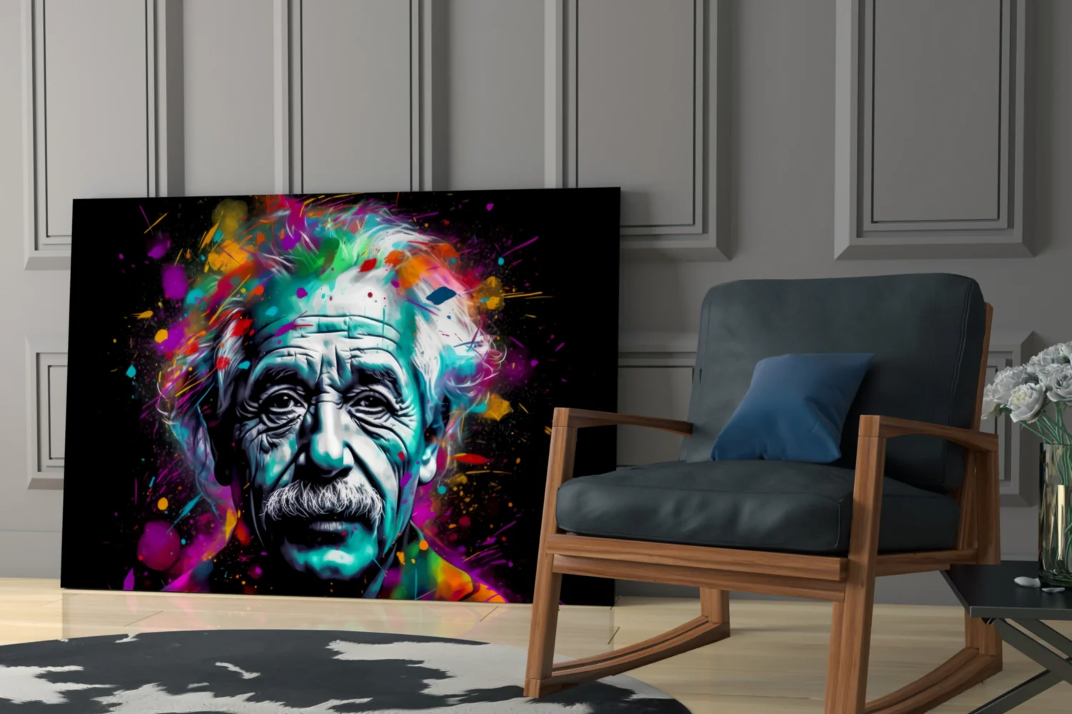 Iconic Physicist Glass Wall Art || Designer Collection - Image 6