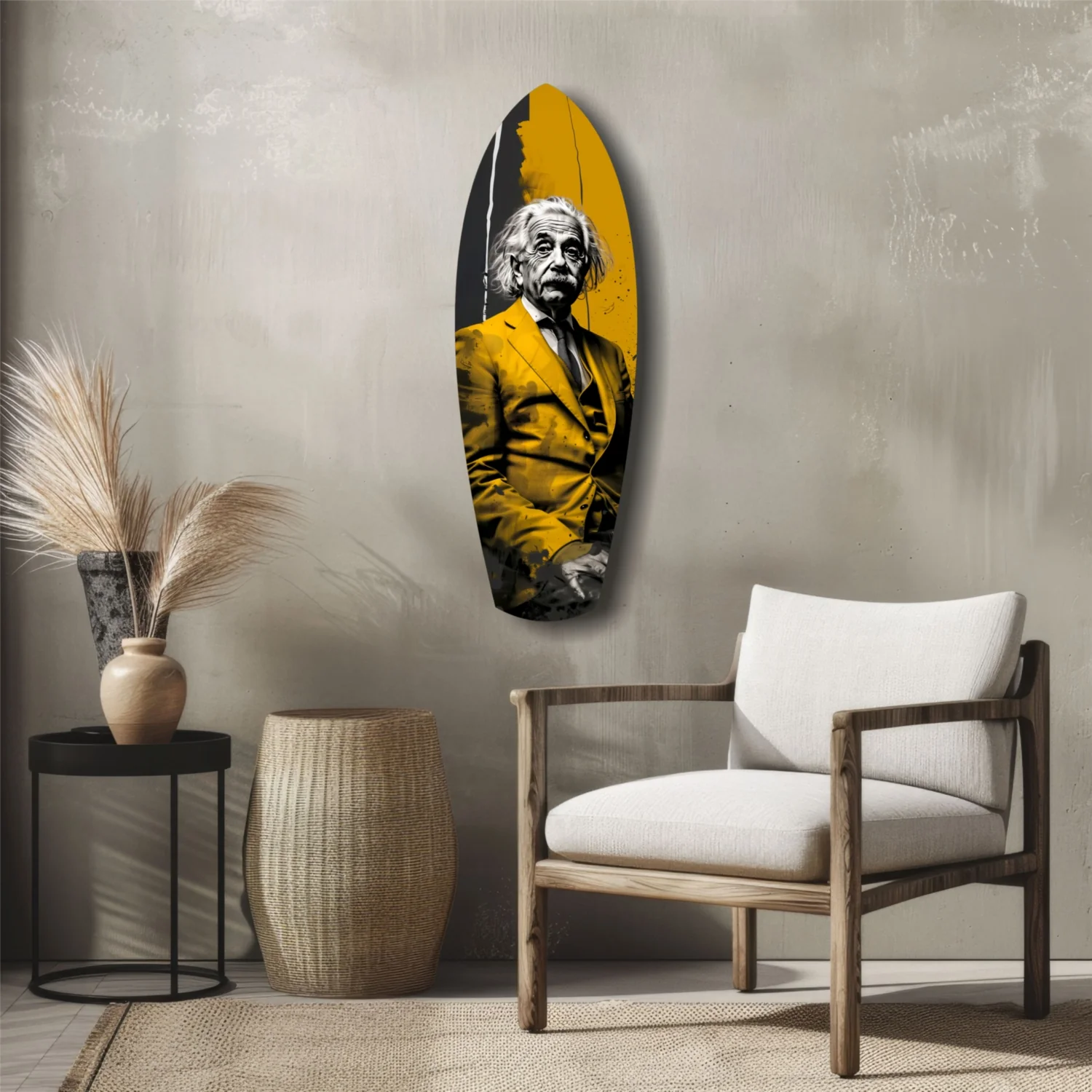 Listening Professor Glass Wall Art - Image 5
