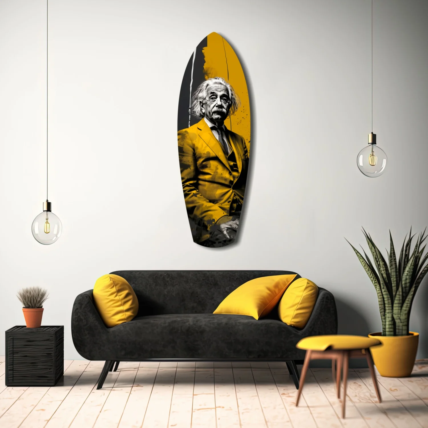 Listening Professor Glass Wall Art - Image 8