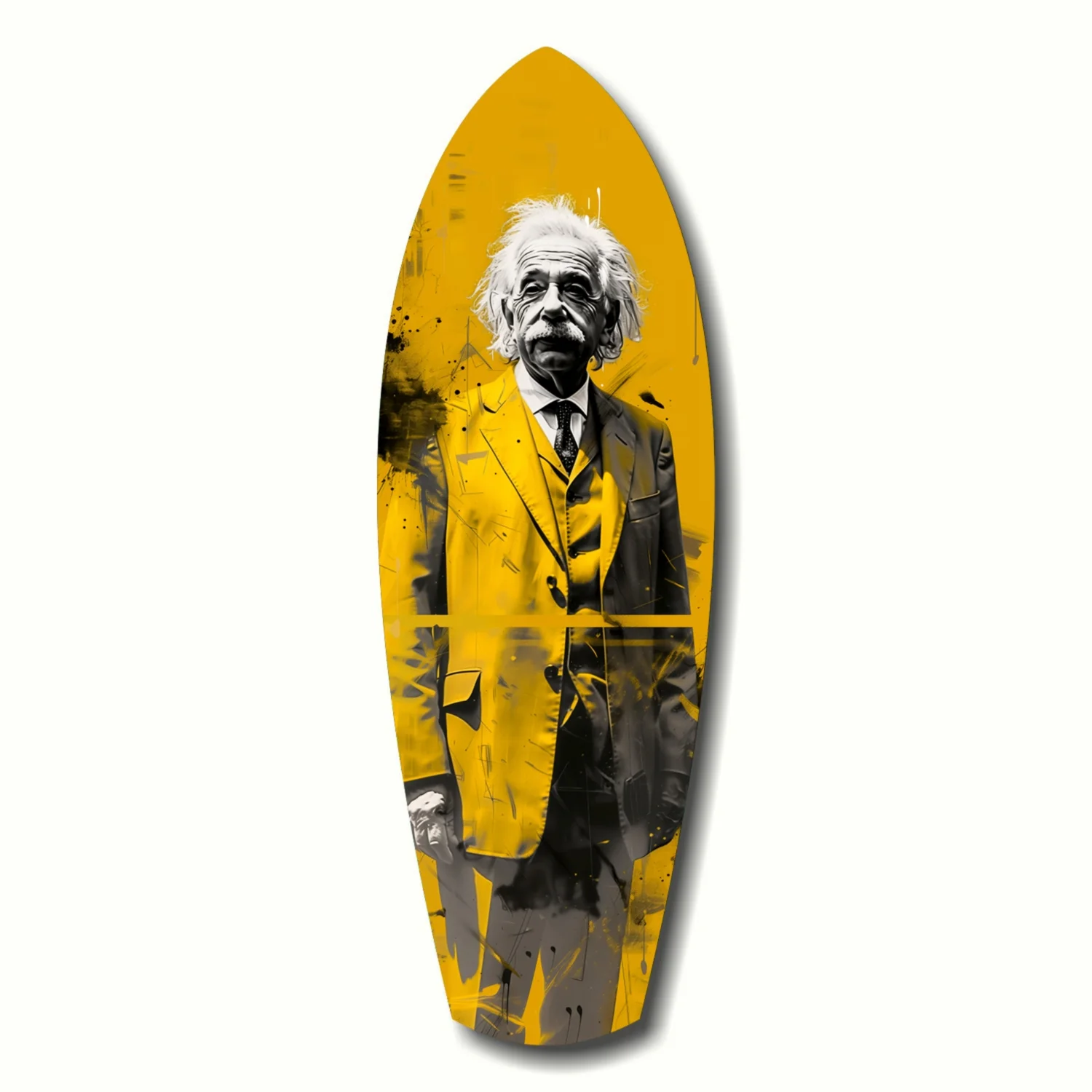 Posing Professor Glass Wall Art