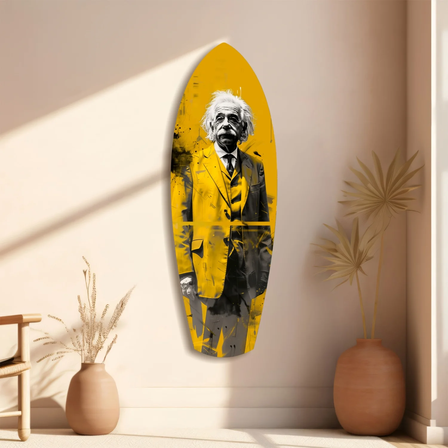 Posing Professor Glass Wall Art - Image 11