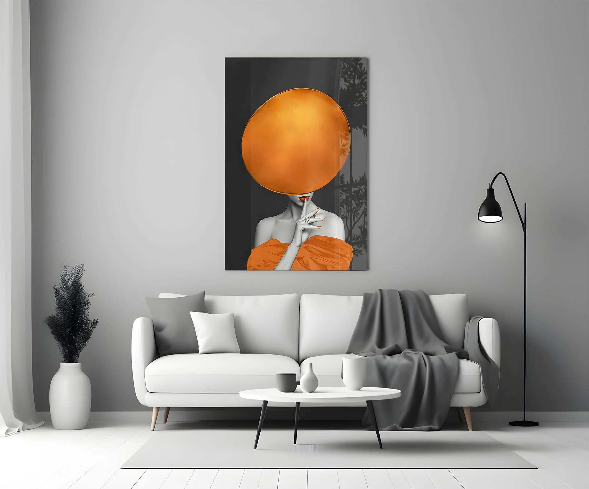 Elegant Space Art Glass Wall Art Glass Wall Art - Image 5