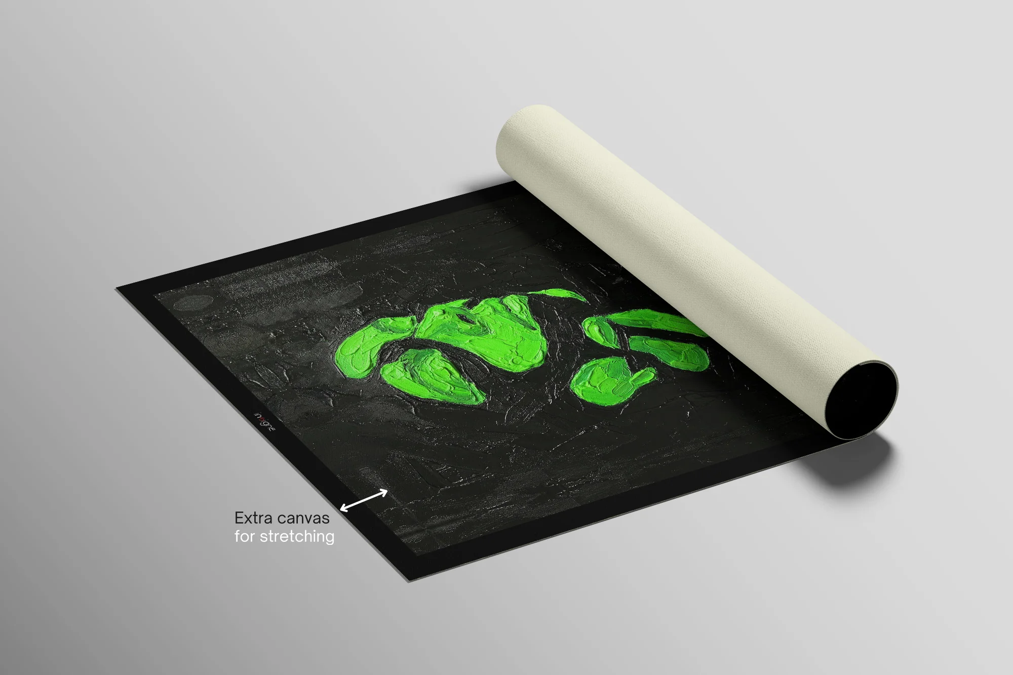 Emerald Silence – 3D Haptic Embossed High-Gloss Luxury Wall Art - Image 13