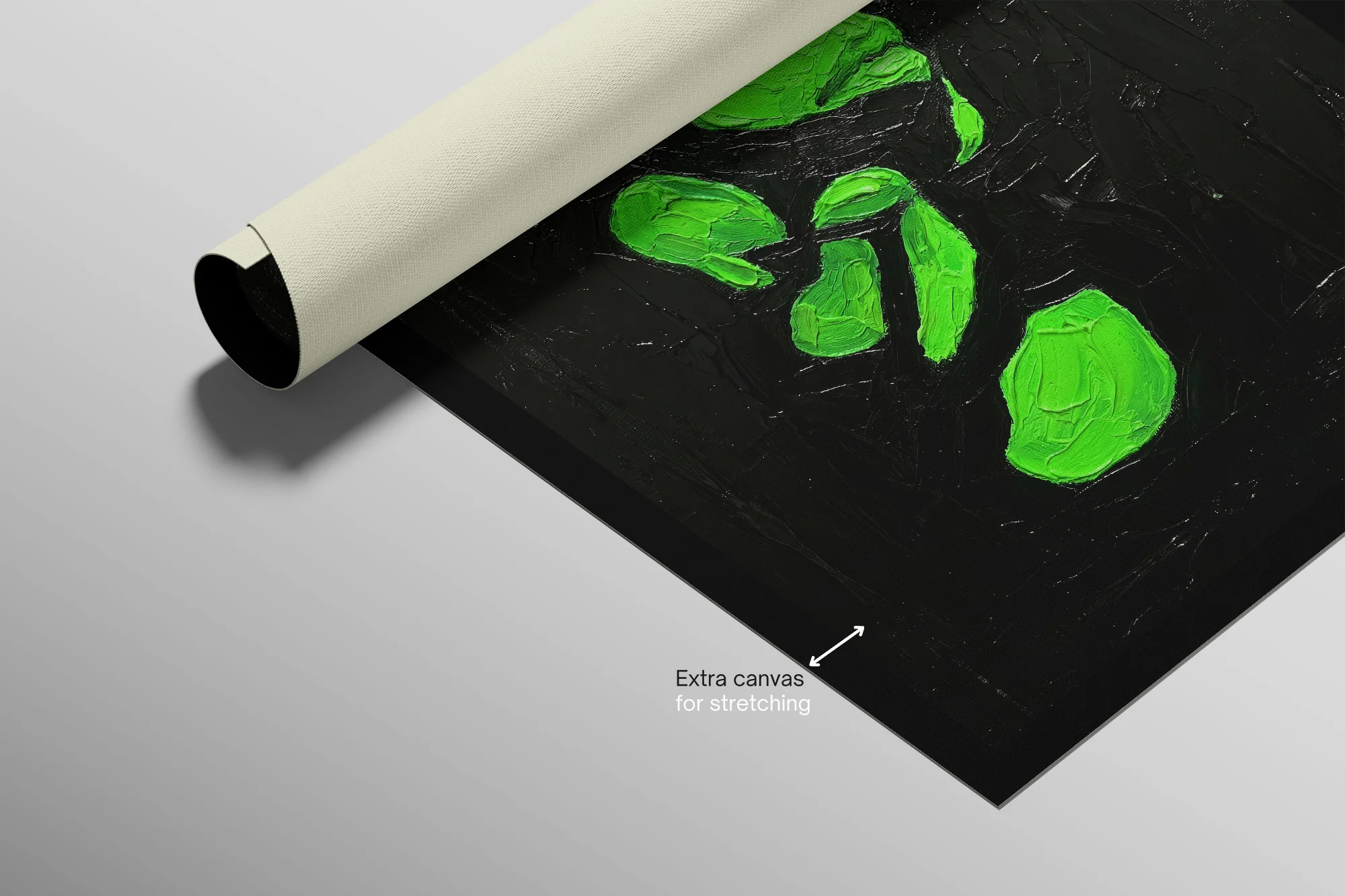 Emerald Silence – 3D Haptic Embossed High-Gloss Luxury Wall Art - Image 15