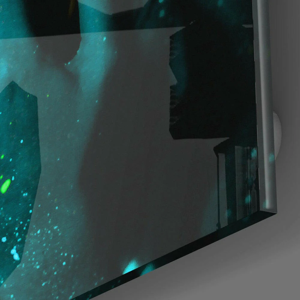 Emerald Woman Glass Wall Art - Image 3