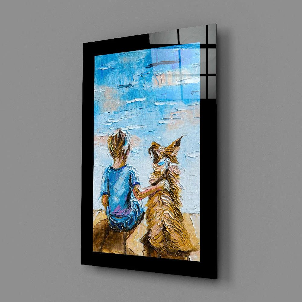 Eternal Friendship Glass Wall Art - Image 2