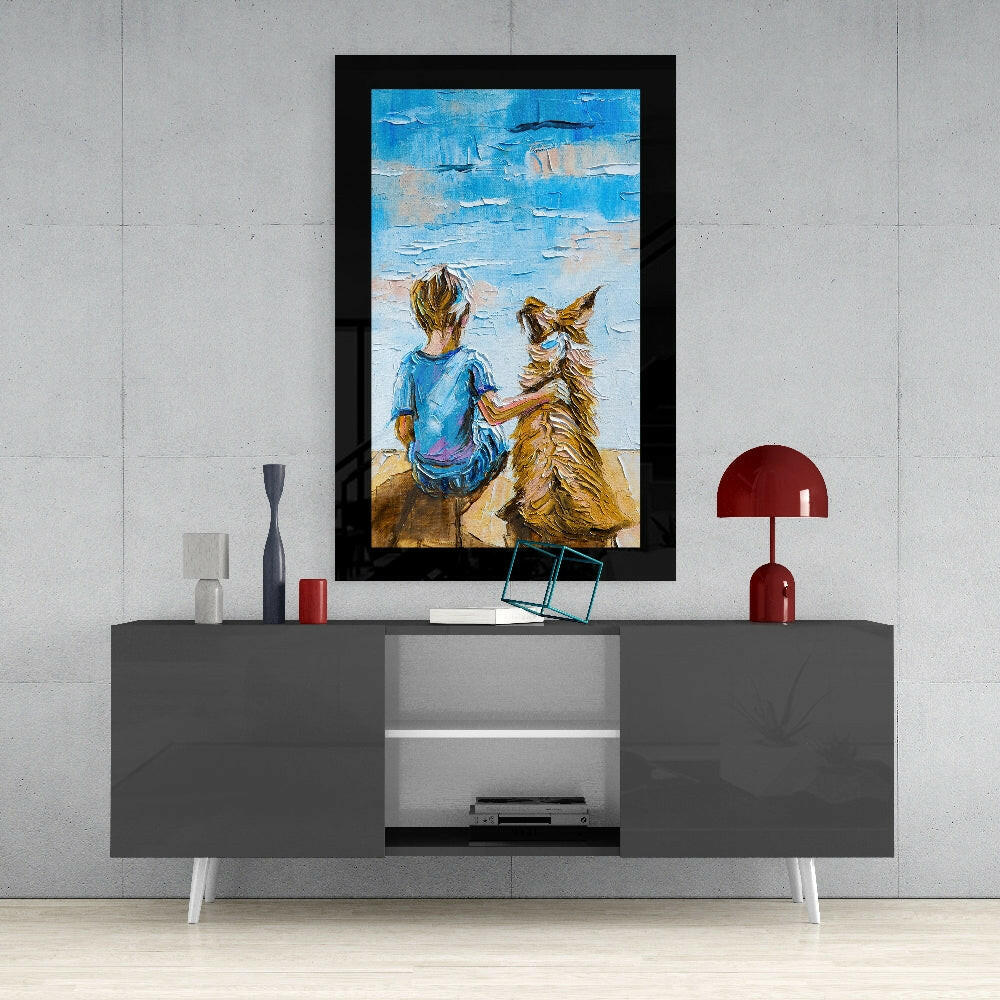 Eternal Friendship Glass Wall Art - Image 4