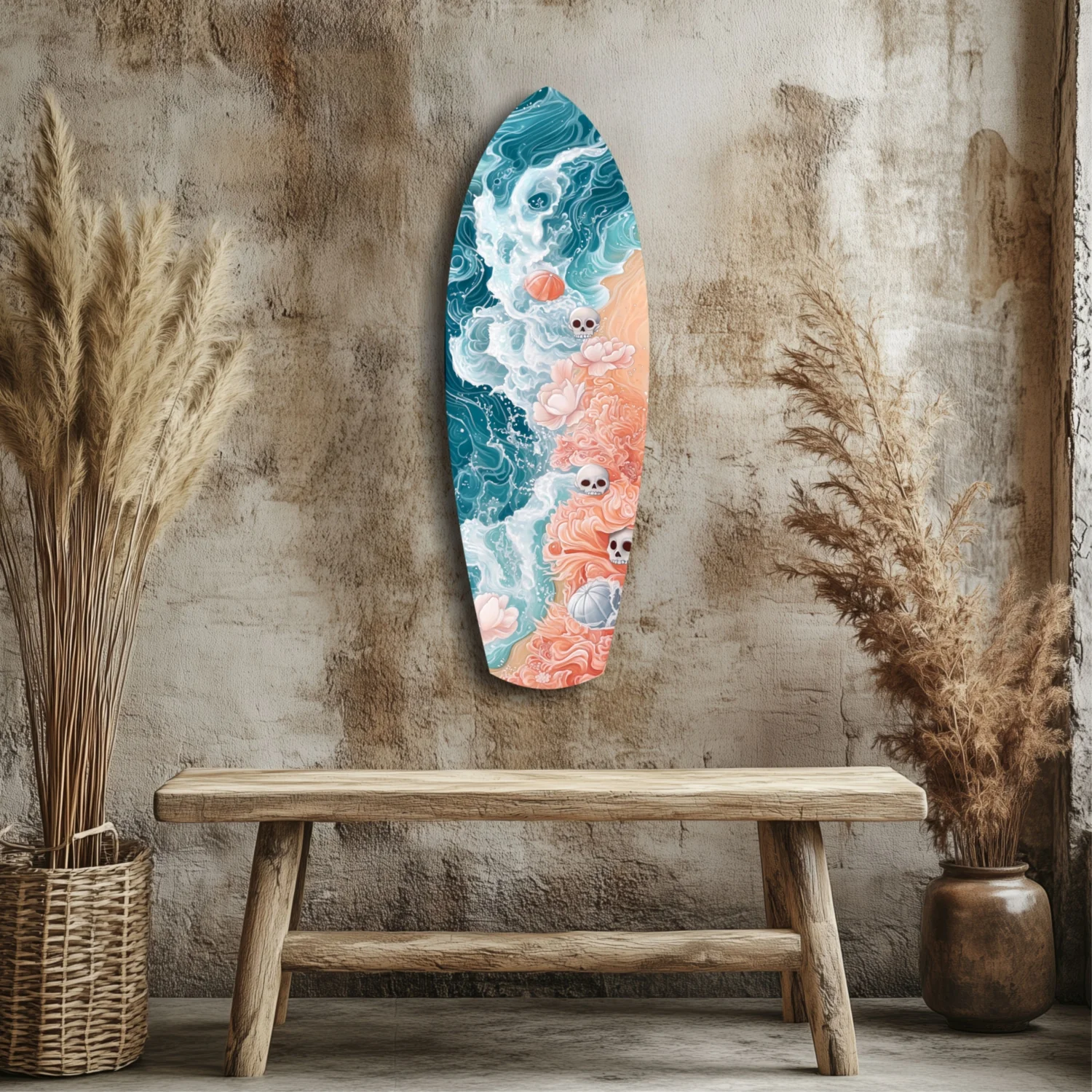 Eternal Tides Glass Wall Art - Image 3