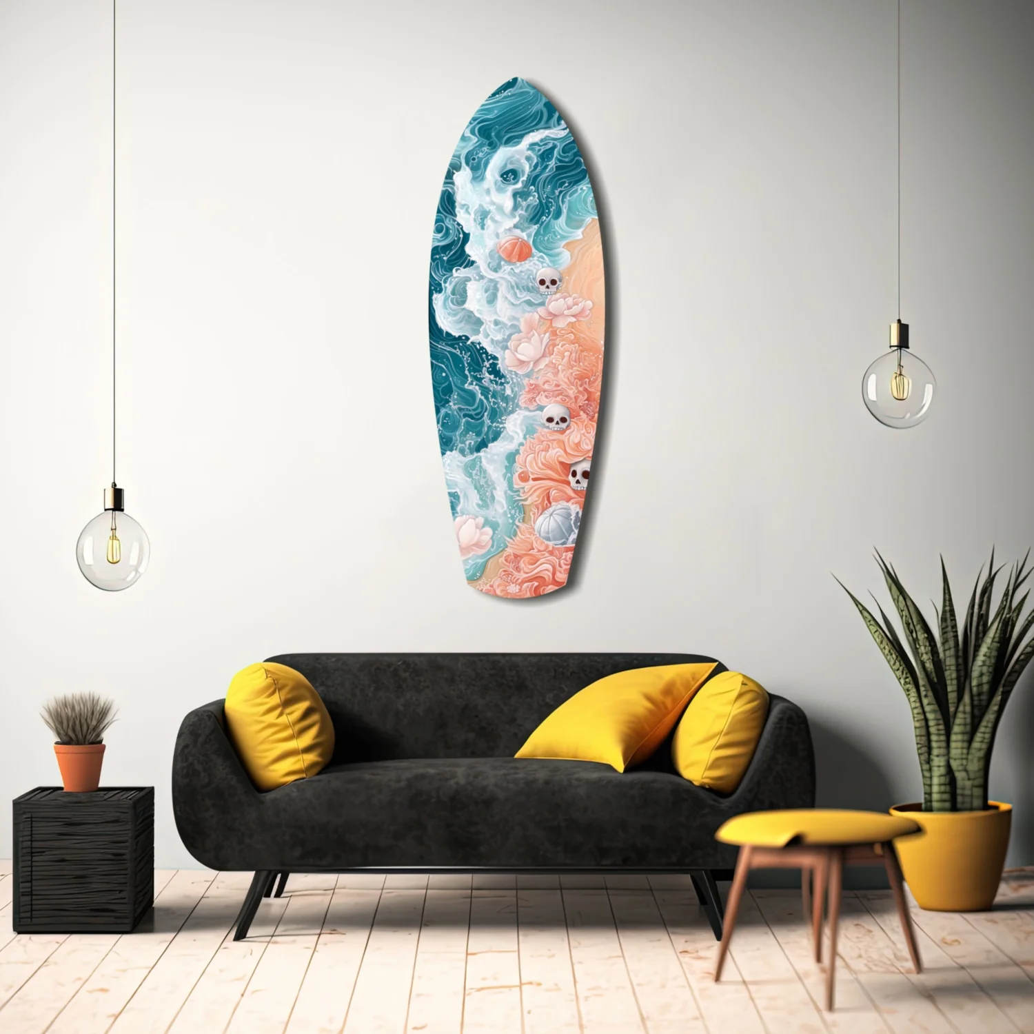 Eternal Tides Glass Wall Art - Image 8