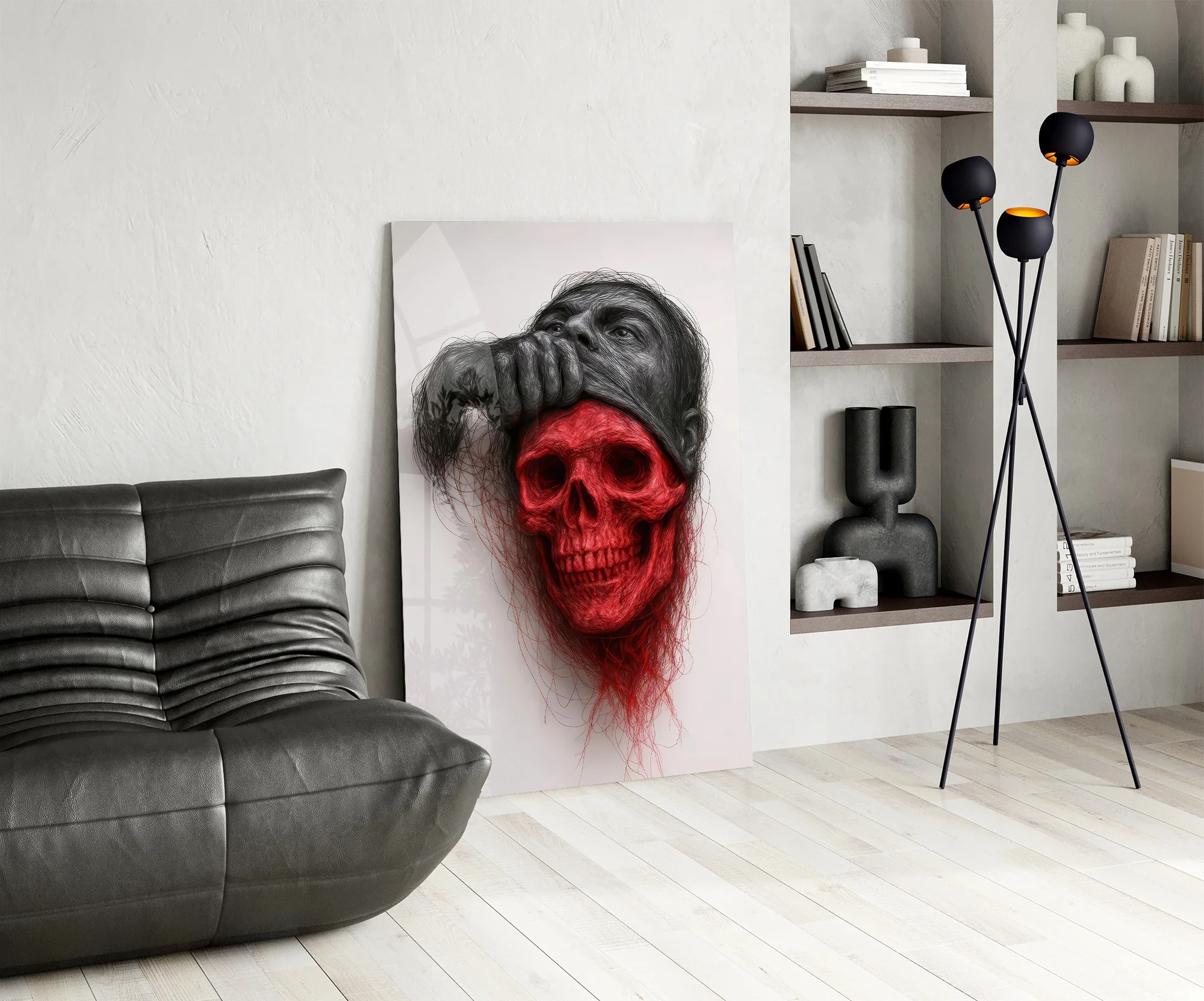 Ethereal Skull Glass Wall Art - Image 7