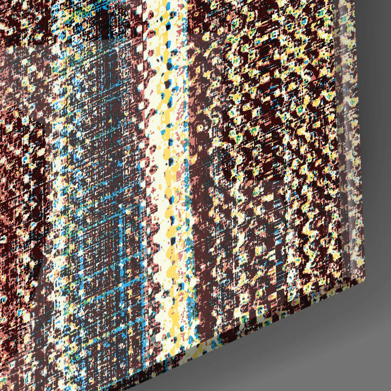 Ethnic Pattern Glass Wall Art - Image 3