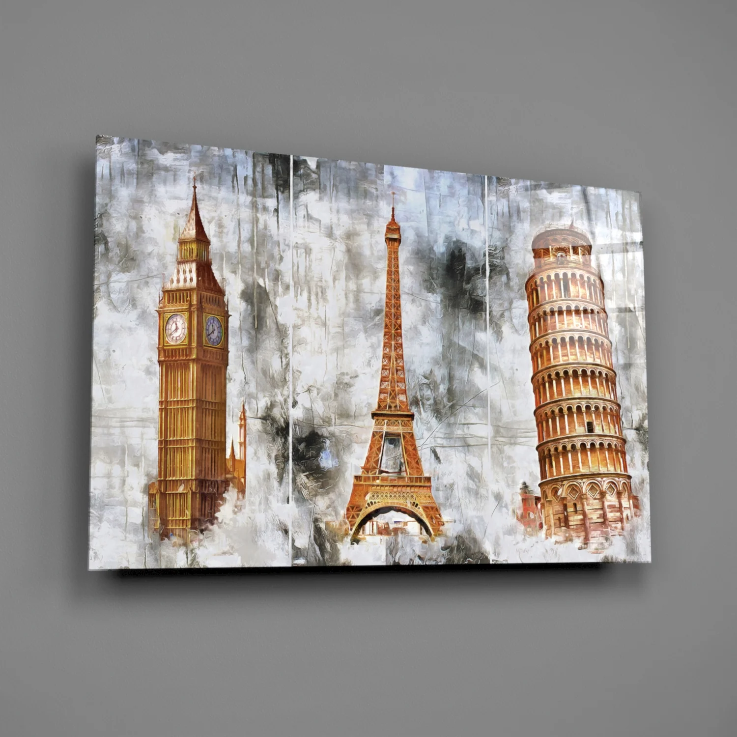 Famous Towers Glass Wall Art - Image 2