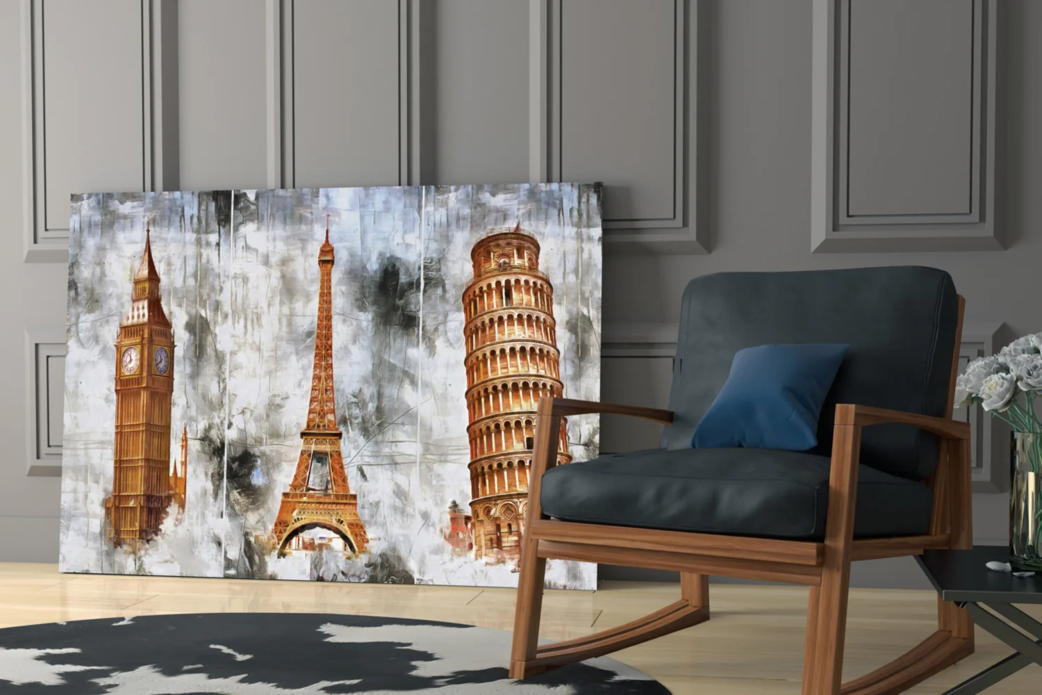 Famous Towers Glass Wall Art - Image 6