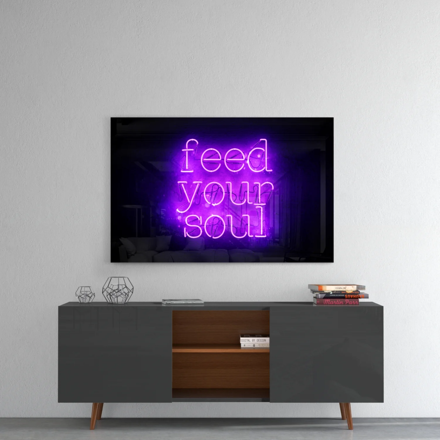 “Feed Your Soul” Glass Wall Art - Image 8