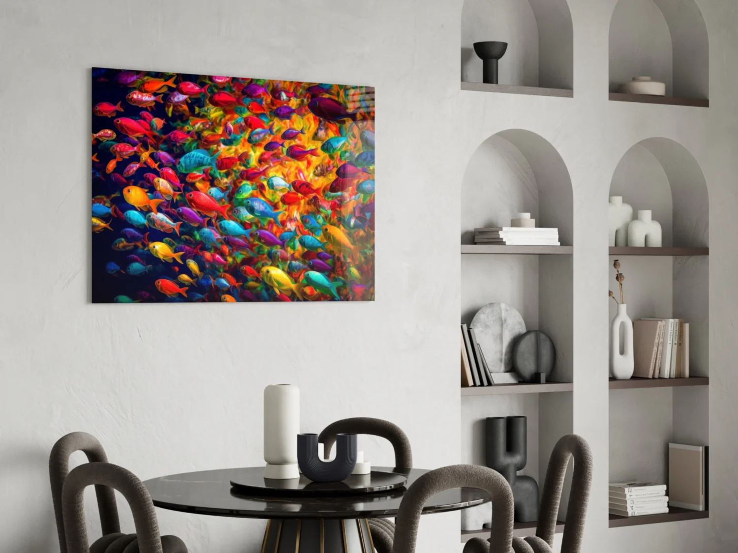 Fish World Glass Wall Art || Designer Collection - Image 5