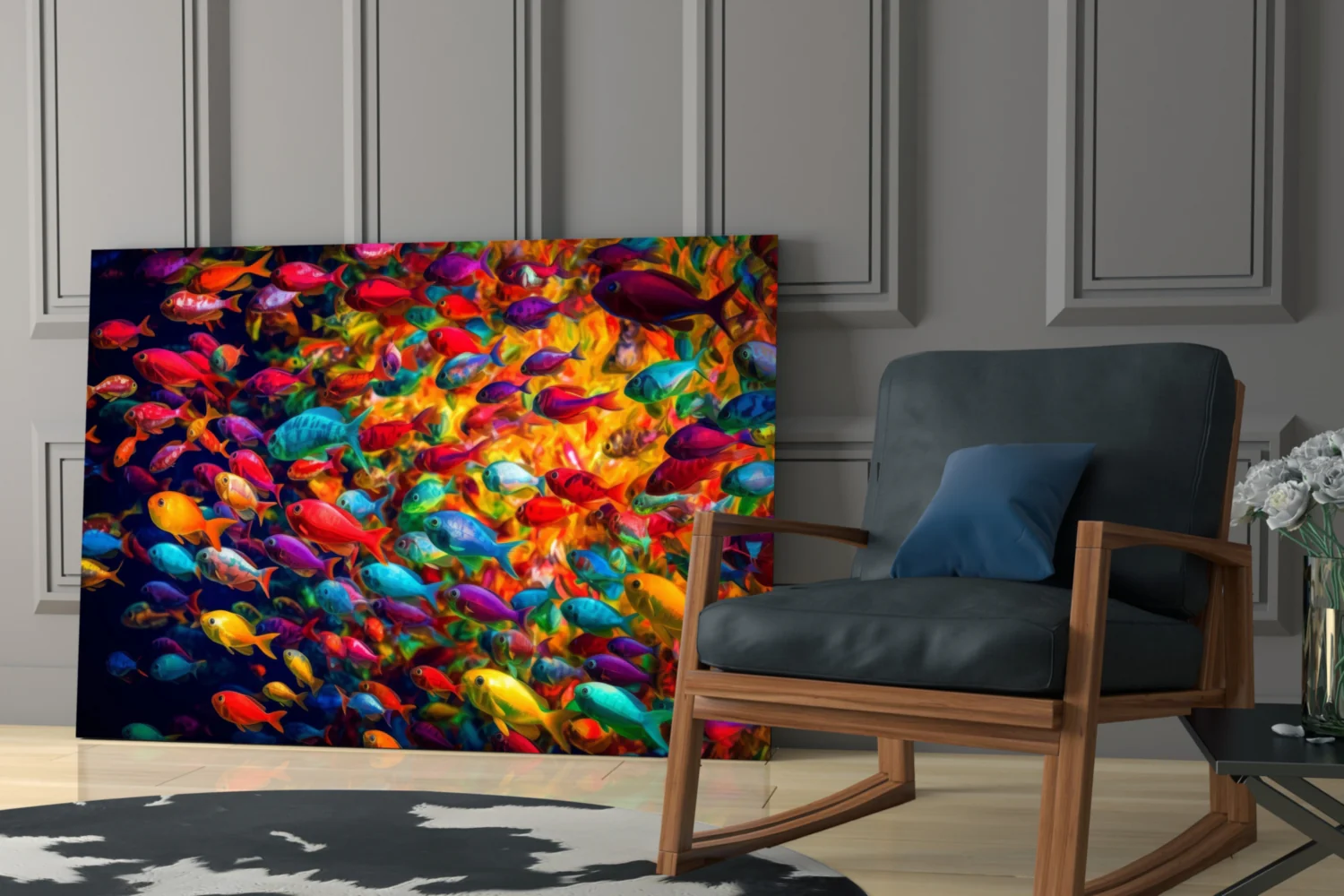 Fish World Glass Wall Art || Designer Collection - Image 6