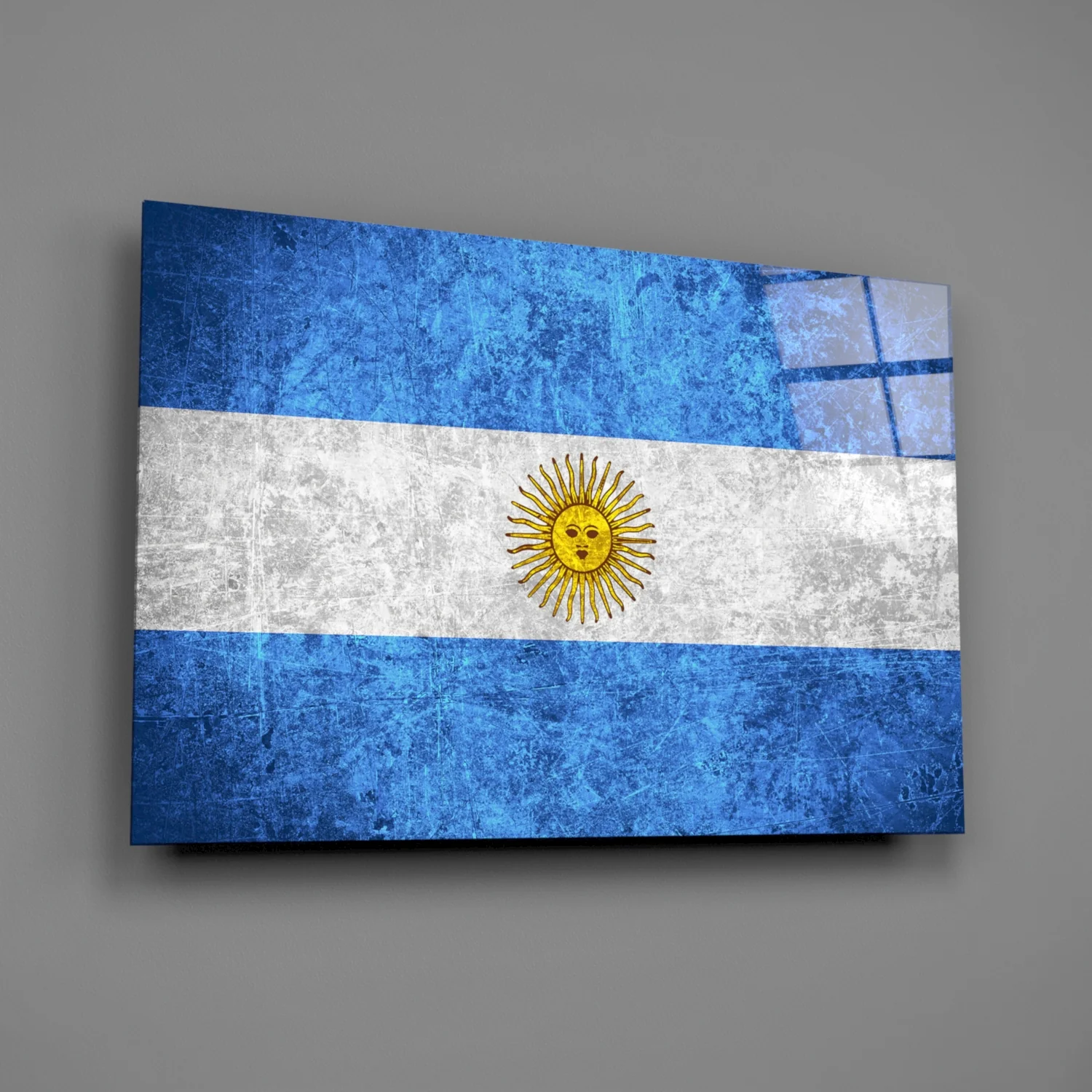 Flag of Argentina Glass Wall Art - Image 2