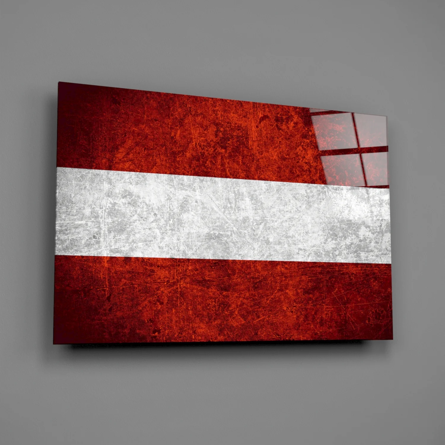 Flag of Austria Glass Wall Art - Image 2