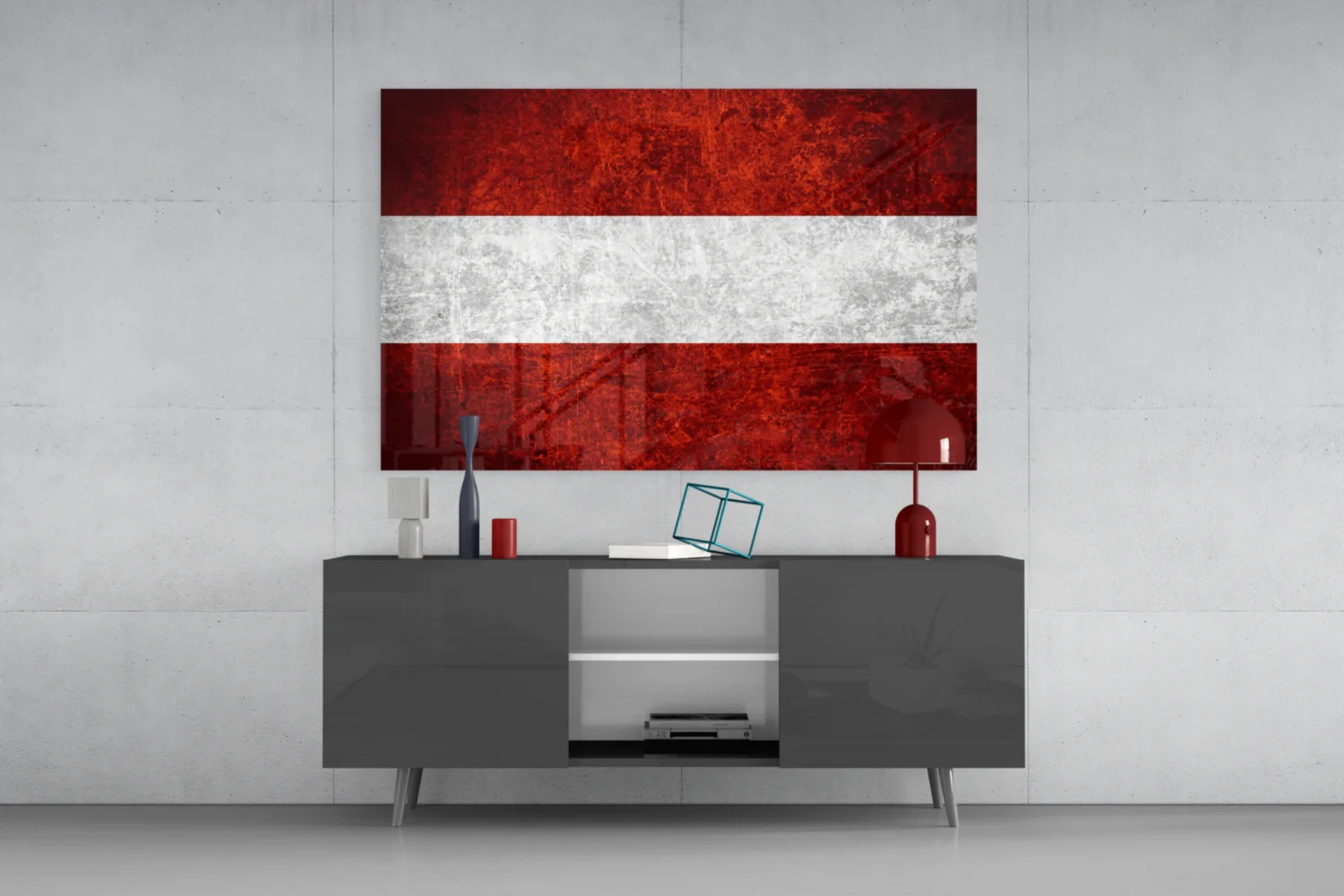 Flag of Austria Glass Wall Art - Image 8