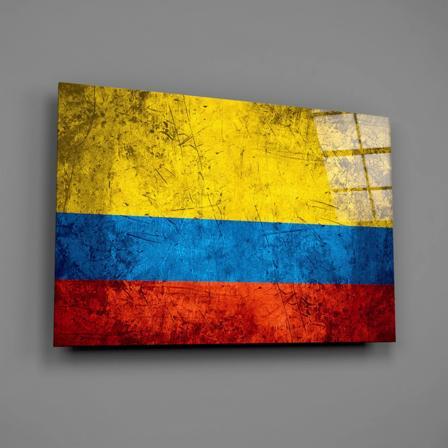 Flag of Colombia Glass Wall Art - Image 2
