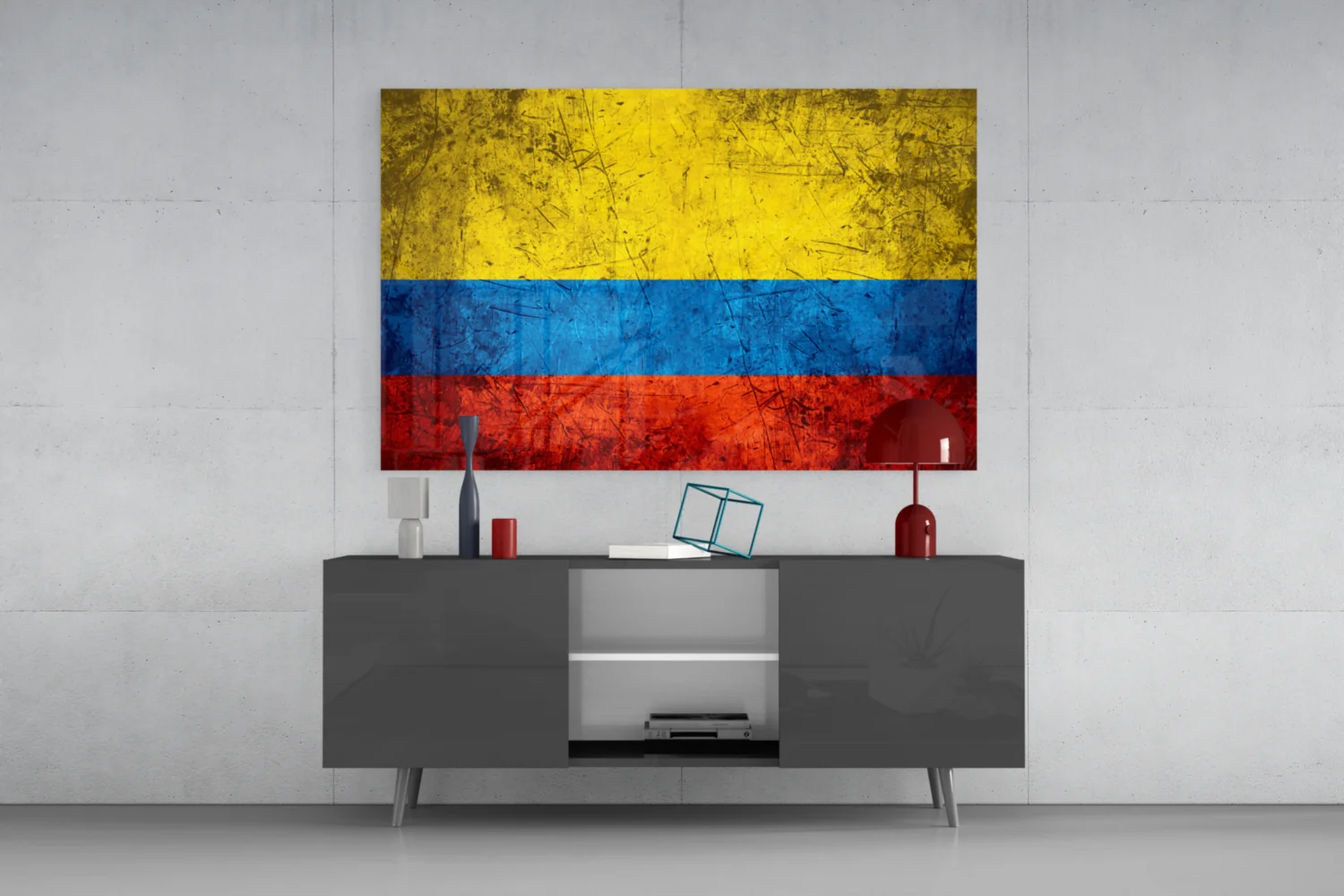 Flag of Colombia Glass Wall Art - Image 8
