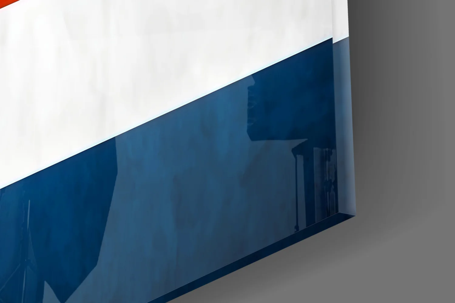 Flag of Costa Rica Glass Wall Art - Image 8