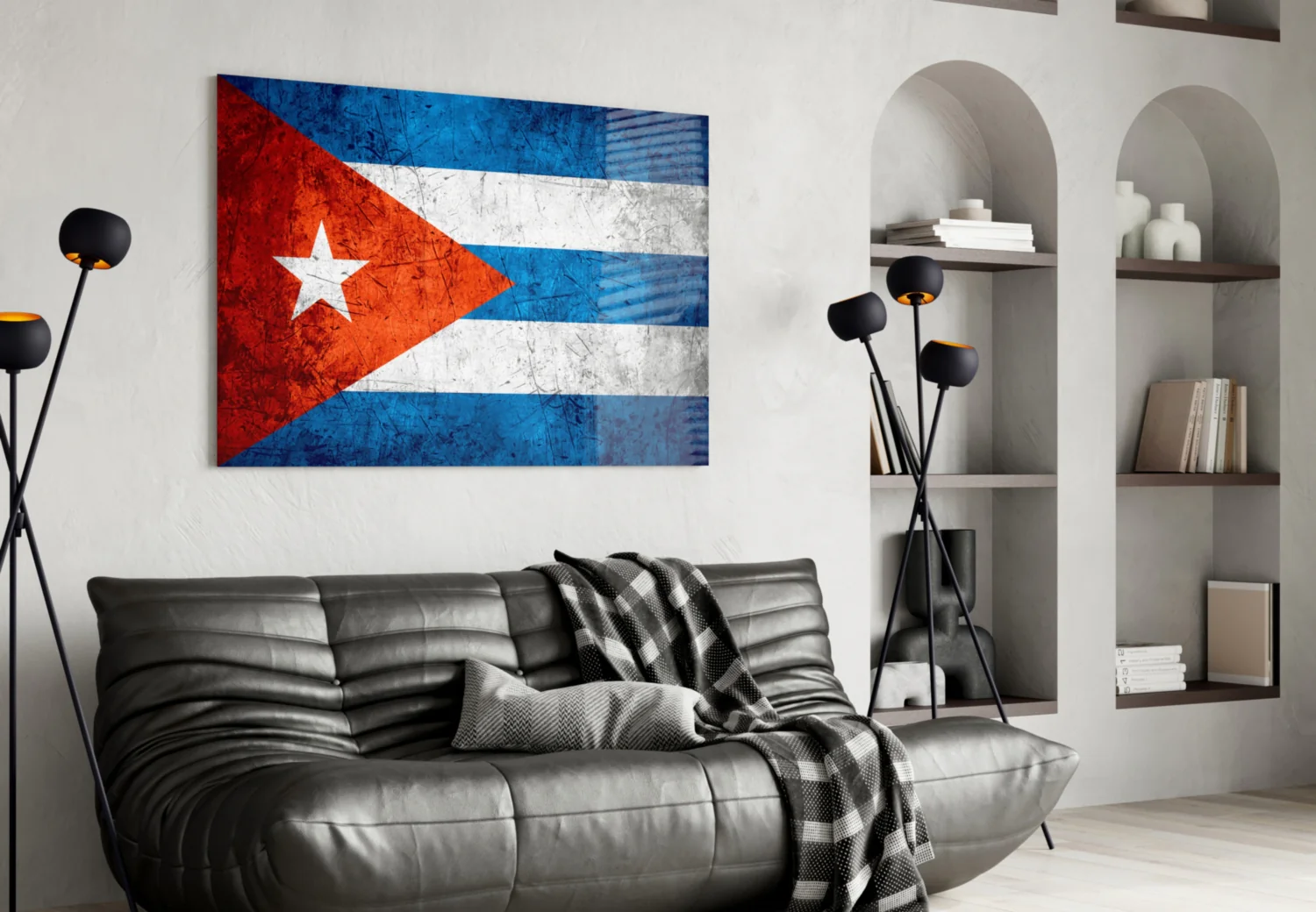 Flag of Cuba Glass Wall Art - Image 4