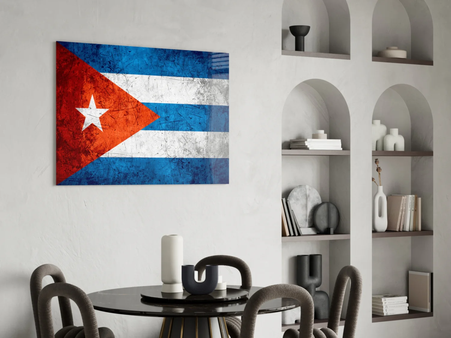 Flag of Cuba Glass Wall Art - Image 5