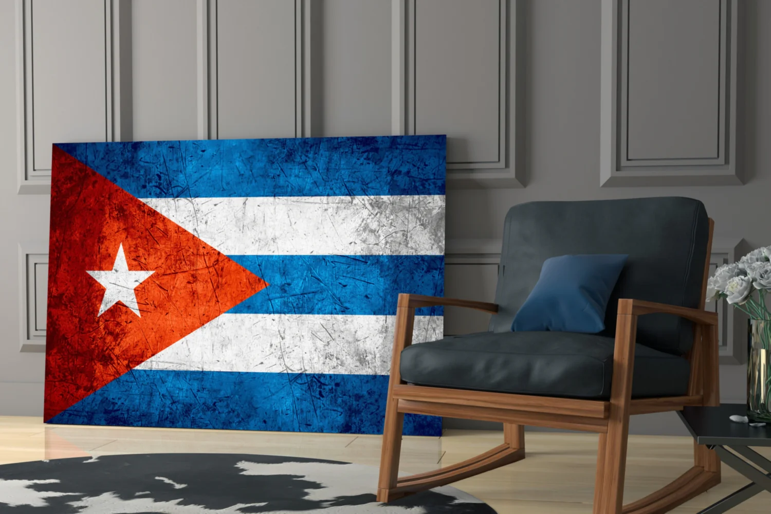 Flag of Cuba Glass Wall Art - Image 6