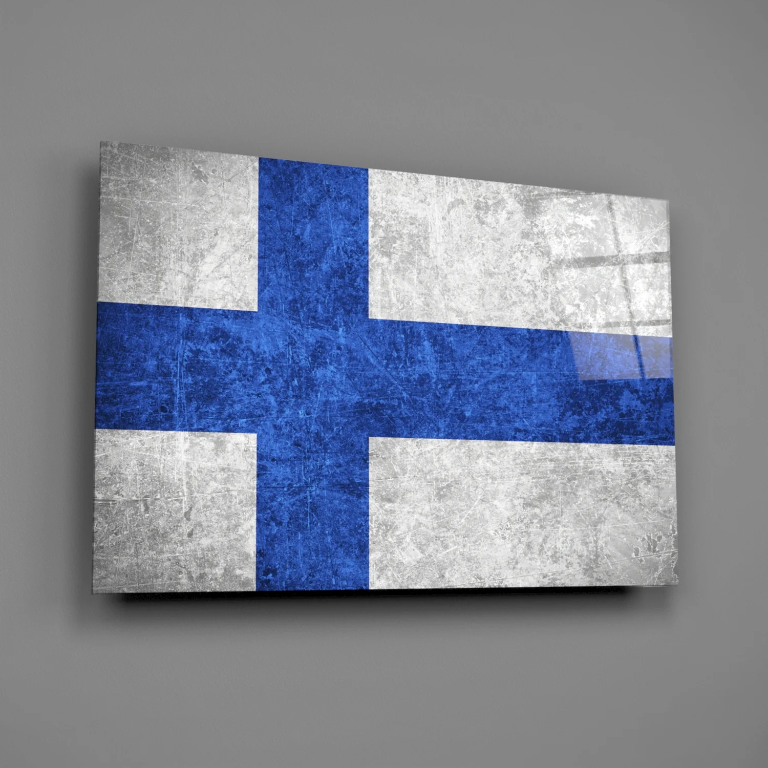 Flag of Finland Glass Wall Art - Image 2