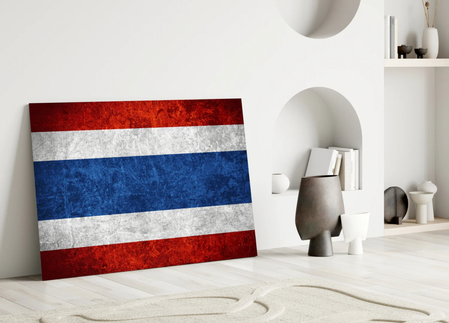 Flag of Tayland Glass Wall Art - Image 3