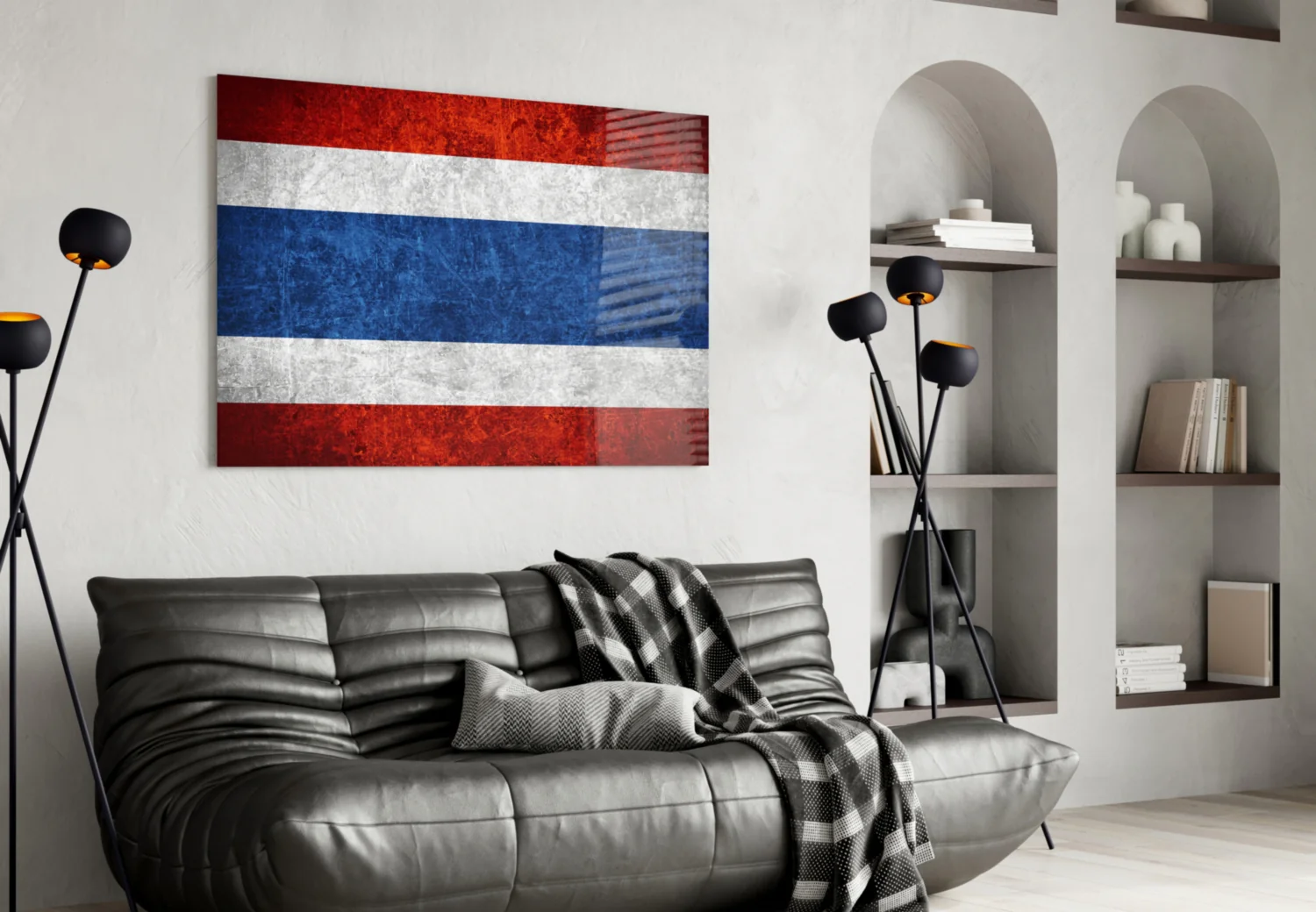 Flag of Tayland Glass Wall Art - Image 4