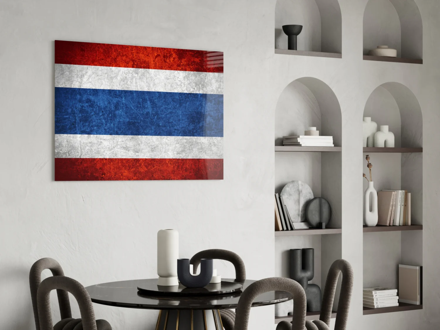 Flag of Tayland Glass Wall Art - Image 5