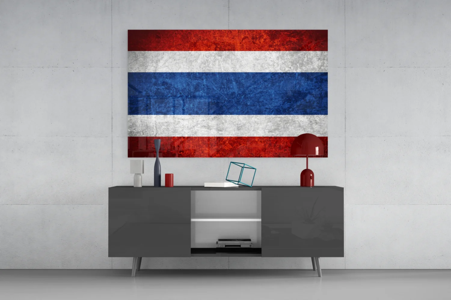 Flag of Tayland Glass Wall Art - Image 8