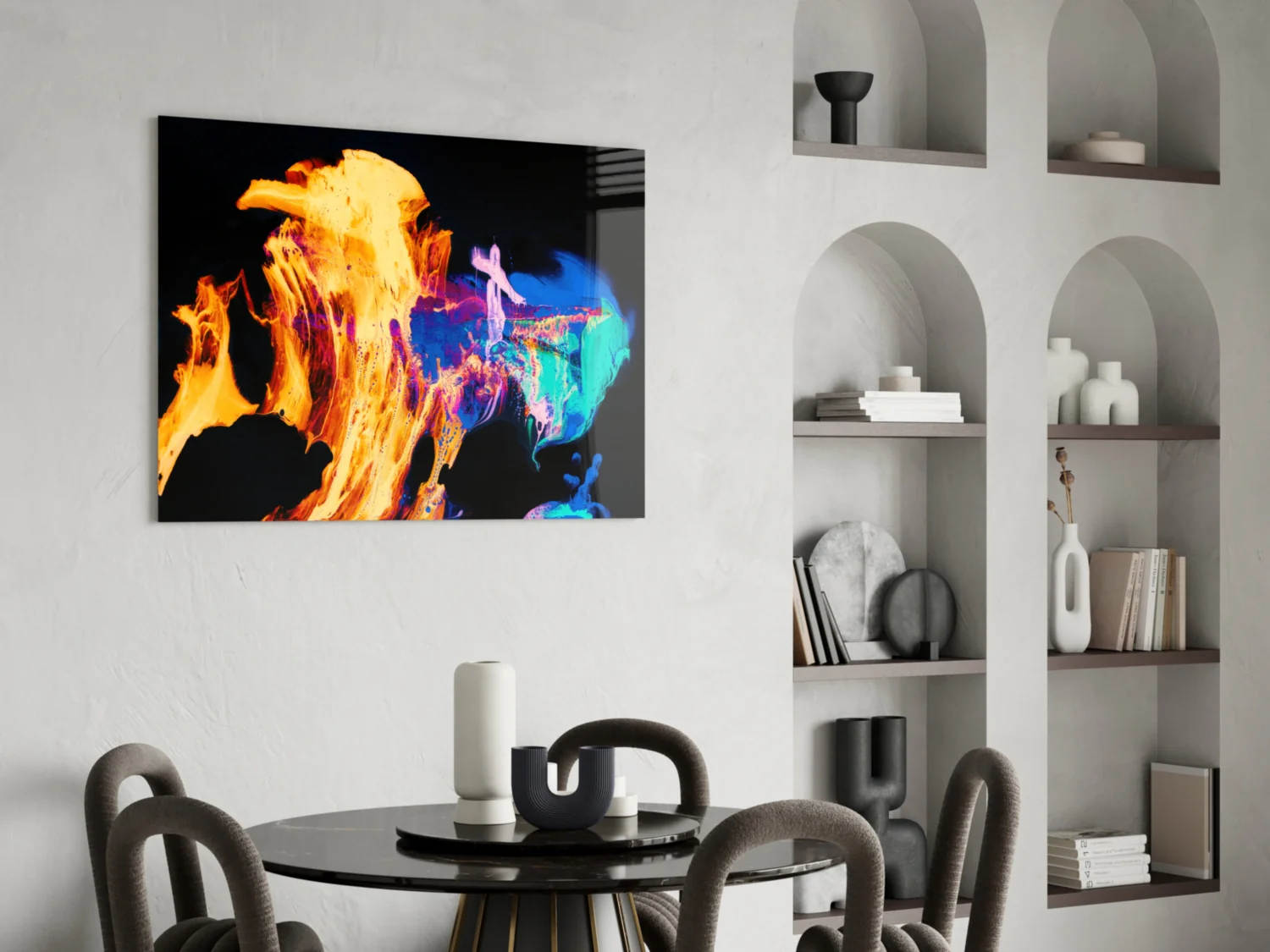 Flames Glass Wall Art - Image 5