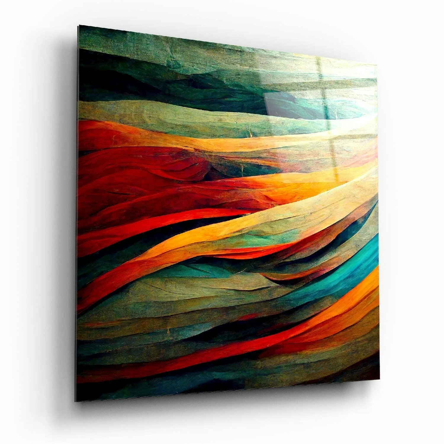 Flow Glass Wall Art || Designers Collection