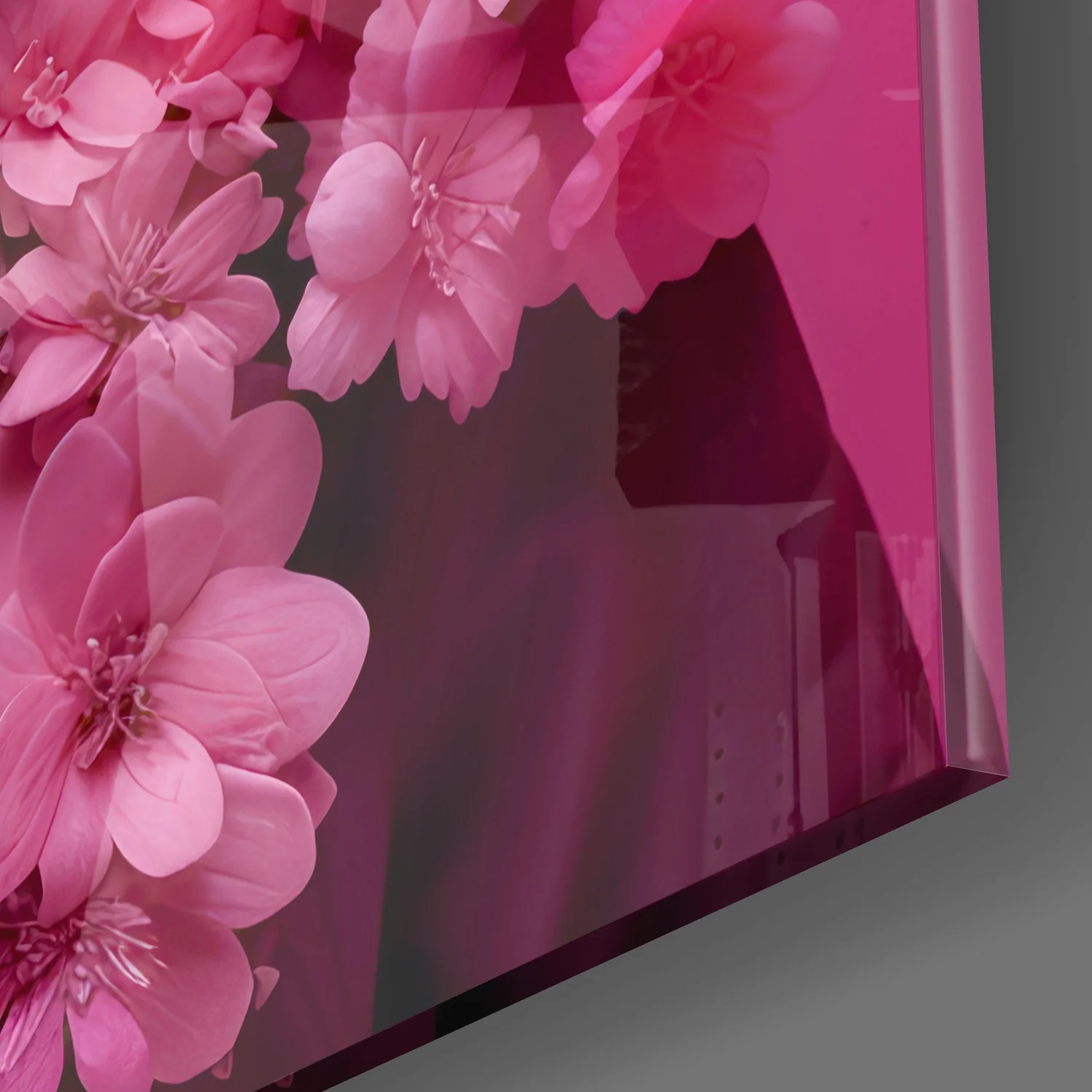 Flower Mask Glass Wall Art - Image 3