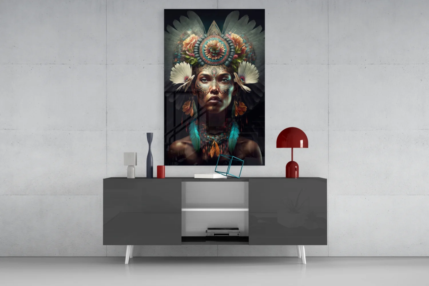 Flower Monarch Glass Wall Art  || Designer Collection - Image 9