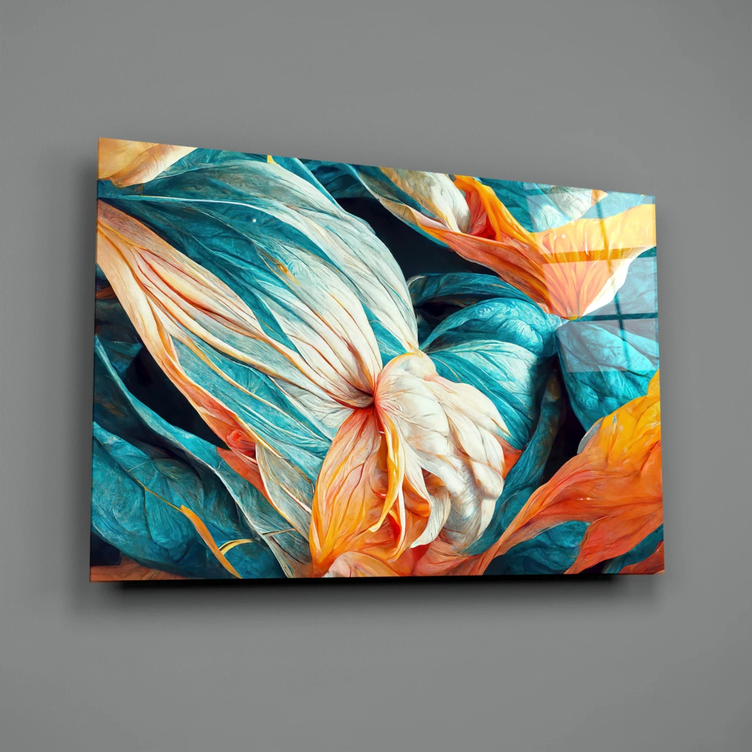 Flowerish Glass Wall Art  || Designer Collection - Image 3