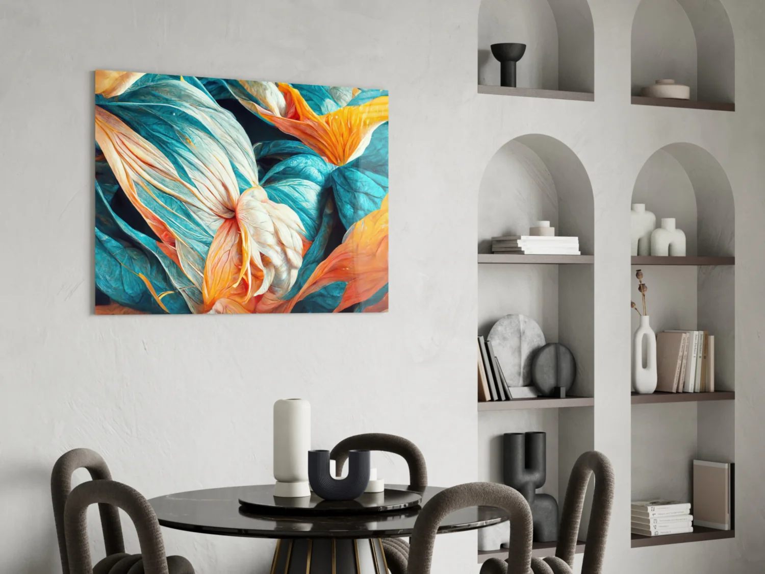 Flowerish Glass Wall Art  || Designer Collection - Image 6