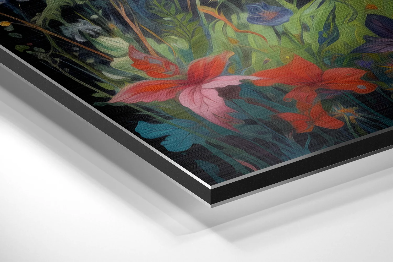 Fox Brushed Aluminum Dibond Wall Art - Image 2