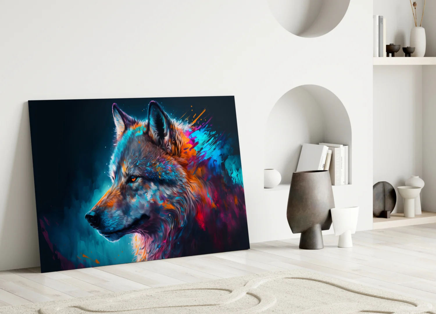 Freedom of the Wolf Glass Wall Art || Designer Collection - Image 4