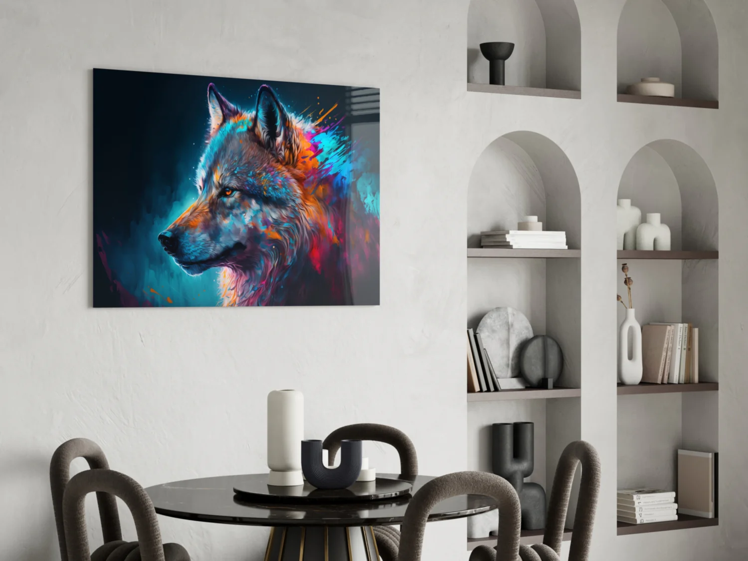 Freedom of the Wolf Glass Wall Art || Designer Collection - Image 6