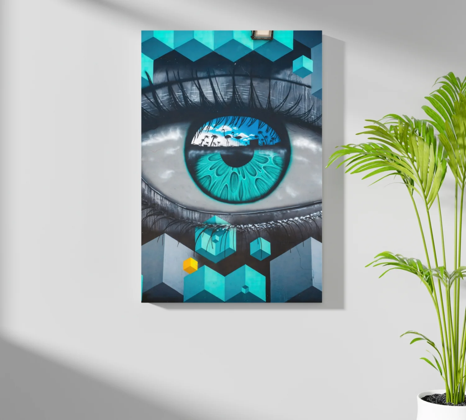 Futuristic Lines Aluminum Print - Image 7
