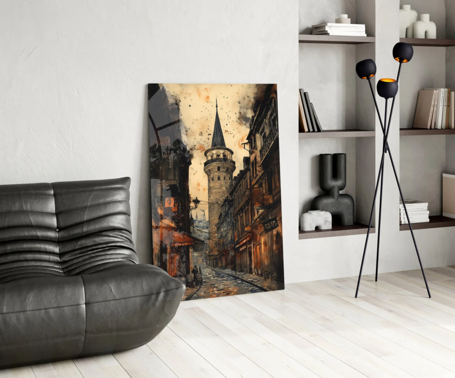 Galata Street Glass Wall Art || Designer Collection - Image 5