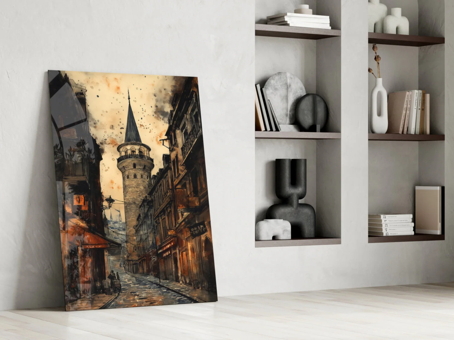 Galata Street Glass Wall Art || Designer Collection - Image 6