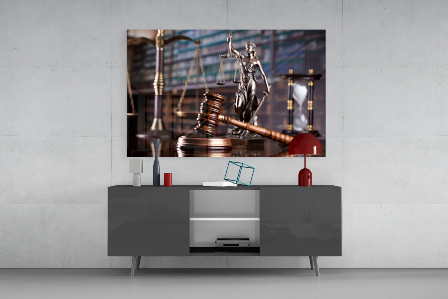 Gavel Of Justice Glass Wall Art - Image 8